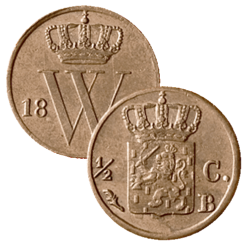 1/2 Cent 1821B